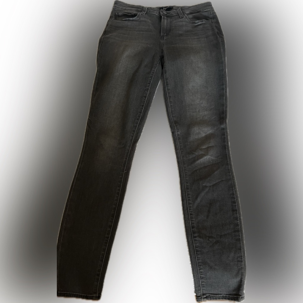 PAIGE Women's Skinny Leg Jeans in Dark gray